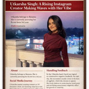 RJPL Magazine Printed Article Frame – Premium A4 Influencer Feature